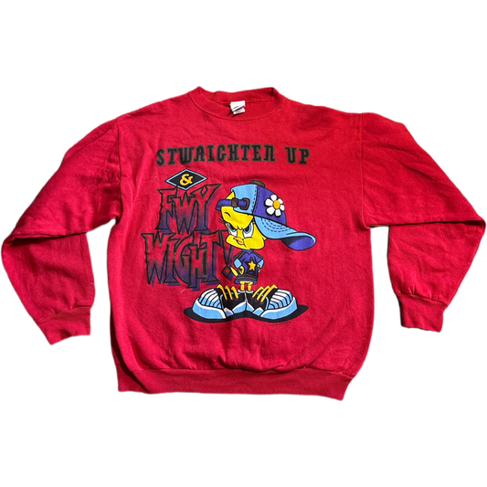 1997 Tweety Bird Crewneck - SIze L